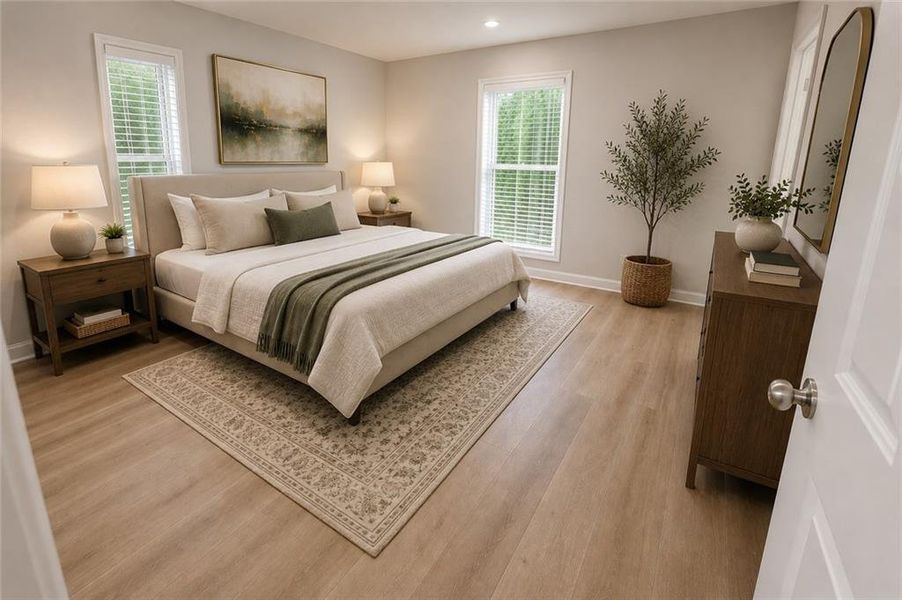 Furnished interior view inside a new home in , Blairsville (Image 6). Furnished interior view inside a new home in , Blairsville (Image 6).