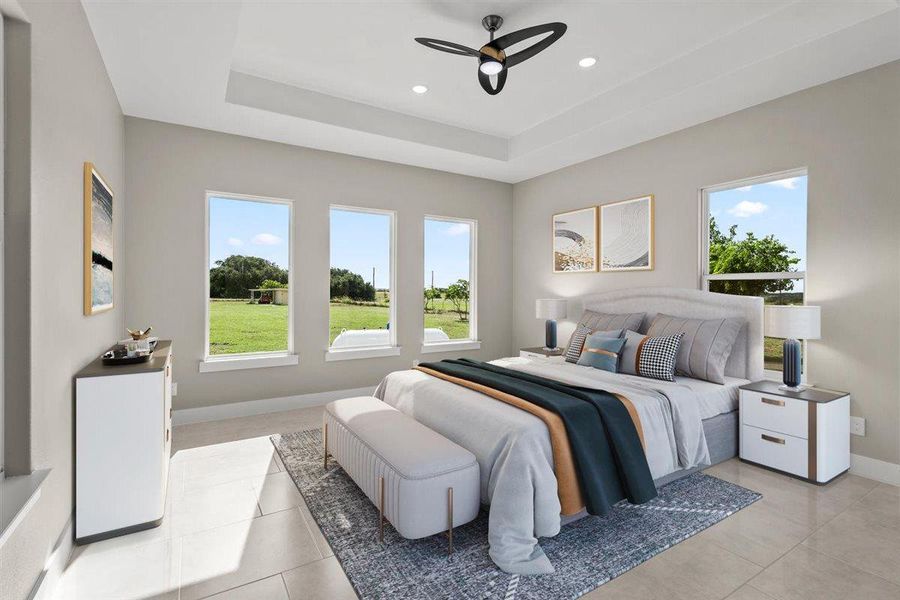 Furnished interior view inside a new home in , Bertram (Image 13).