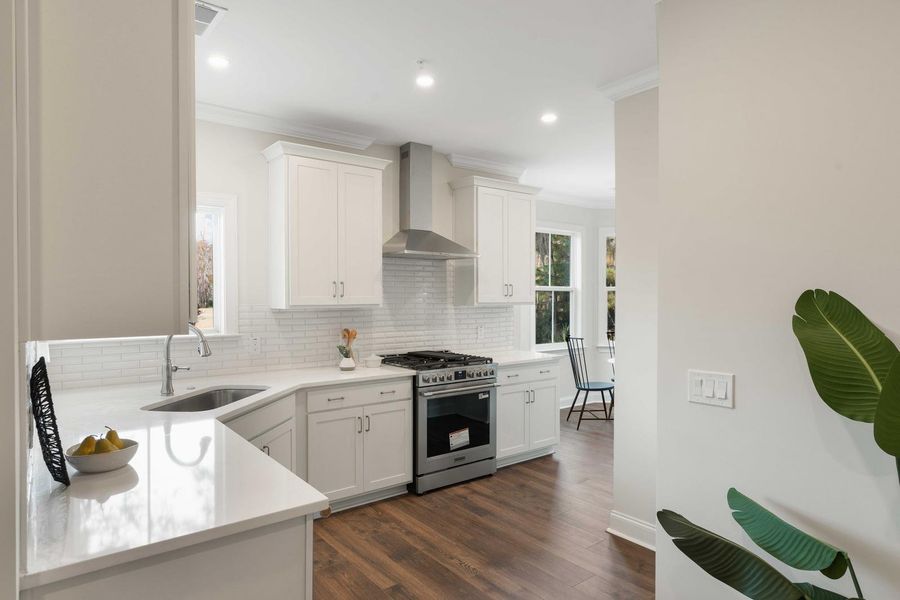 Furnished interior view inside a new home in , Charleston (Image 12).