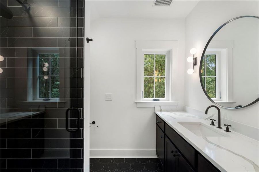 Furnished interior view inside a new home in , Atlanta (Image 15).