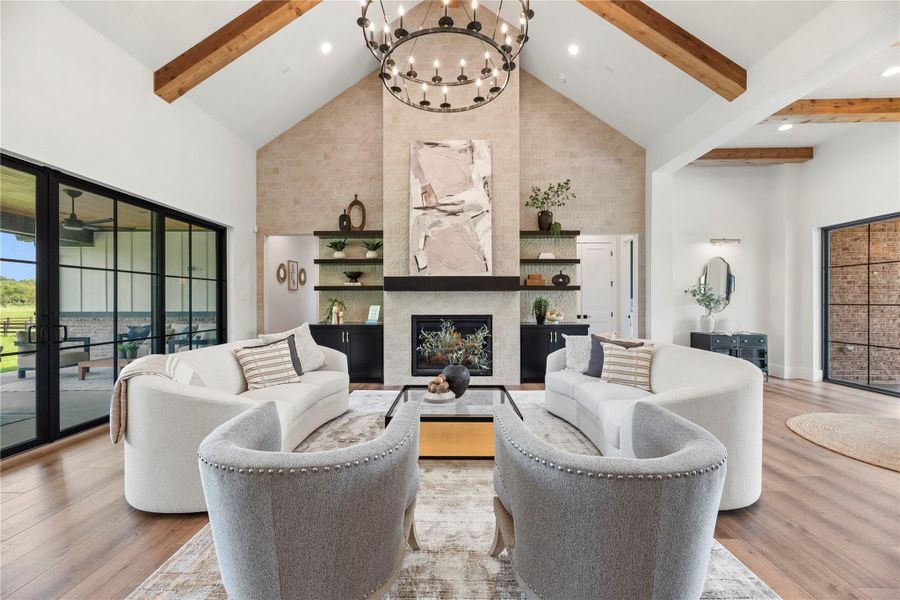 Furnished interior view inside a new home in , Montgomery (Image 36). Furnished interior view inside a new home in , Montgomery (Image 36).