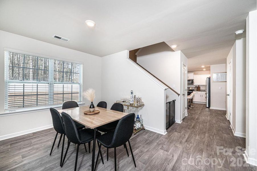 Furnished interior view inside a new home in Mills at Long Creek, Dallas (Image 18).