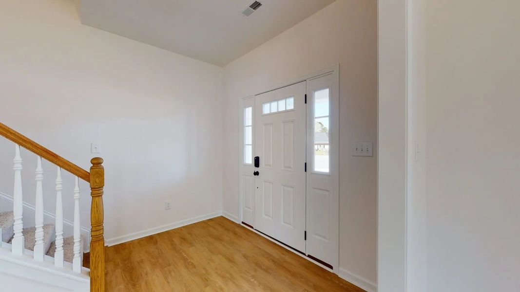 Representative unfurnished interior of a home built from the Catherine A by JC Jackson Homes,LLC in Heritage Pointe, Newport (Image 29).