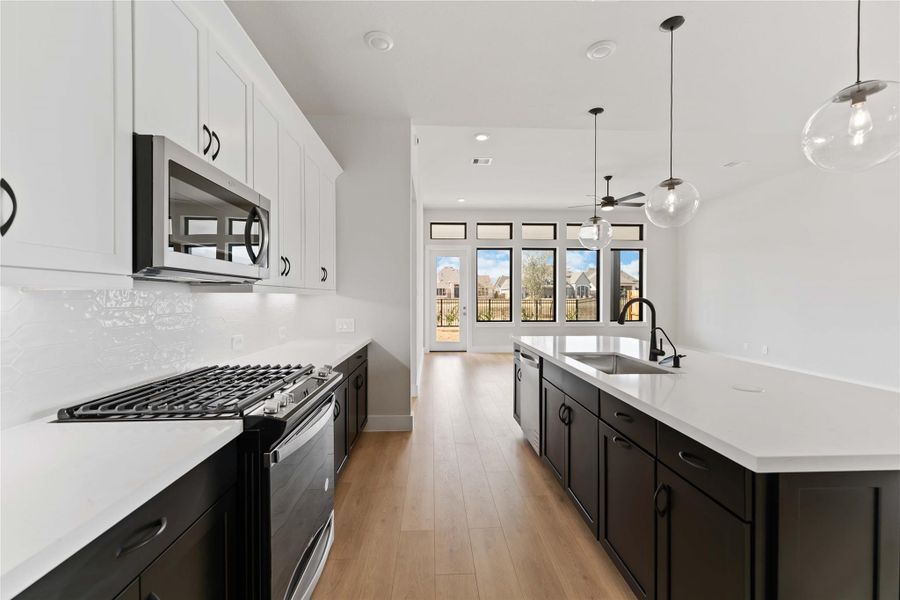 Furnished interior view inside a new home in Elyson, Katy (Image 9). Furnished interior view inside a new home in Elyson, Katy (Image 9).
