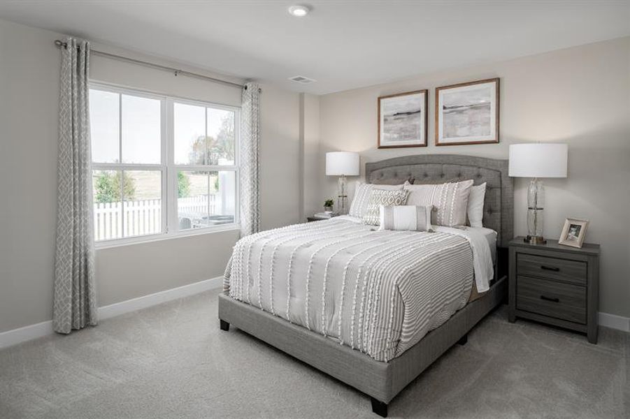 Representative furnished interior of a home built from the Nassau Cove by Ryan Homes in Chapel Branch, Santee (Image 26).