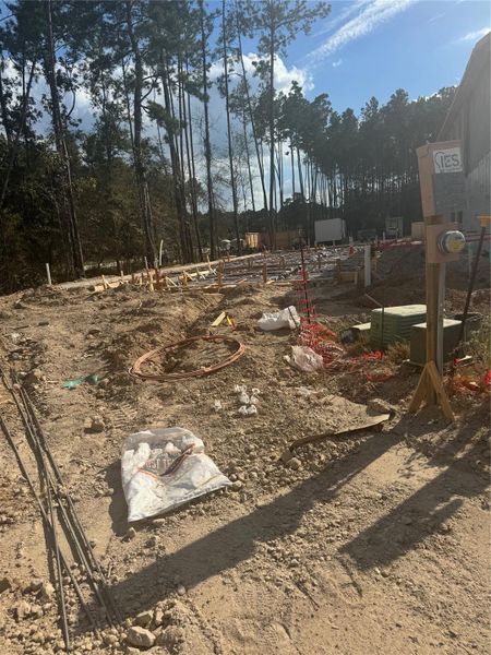 Site preparation for new homesites in Evergreen 40', Conroe (Image 3).