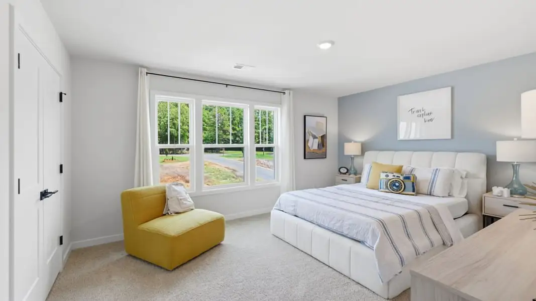 Furnished interior view inside a new home in Adams Glen, Greenville (Image 38).