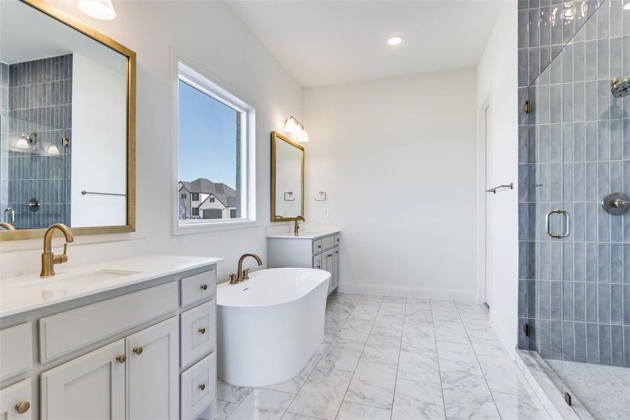 Furnished interior view inside a new home in Settler’s Glen, New Fairview (Image 4).