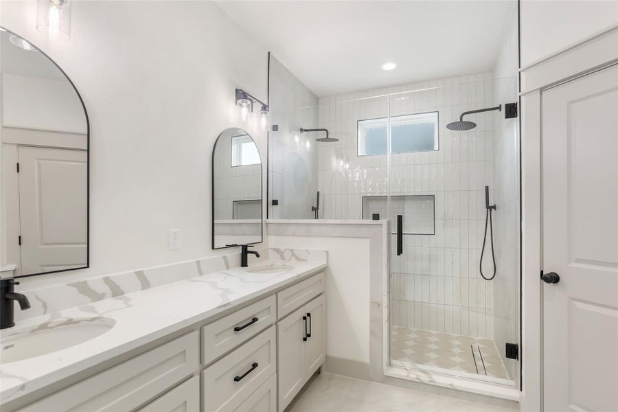 Furnished interior view inside a new home in , La Porte (Image 8).