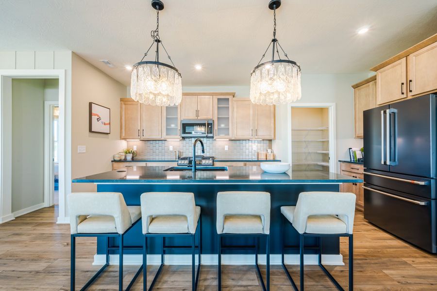 Representative furnished interior of a home built from the Camden by Fischer Homes in Easton Park, Dallas (Image 8).