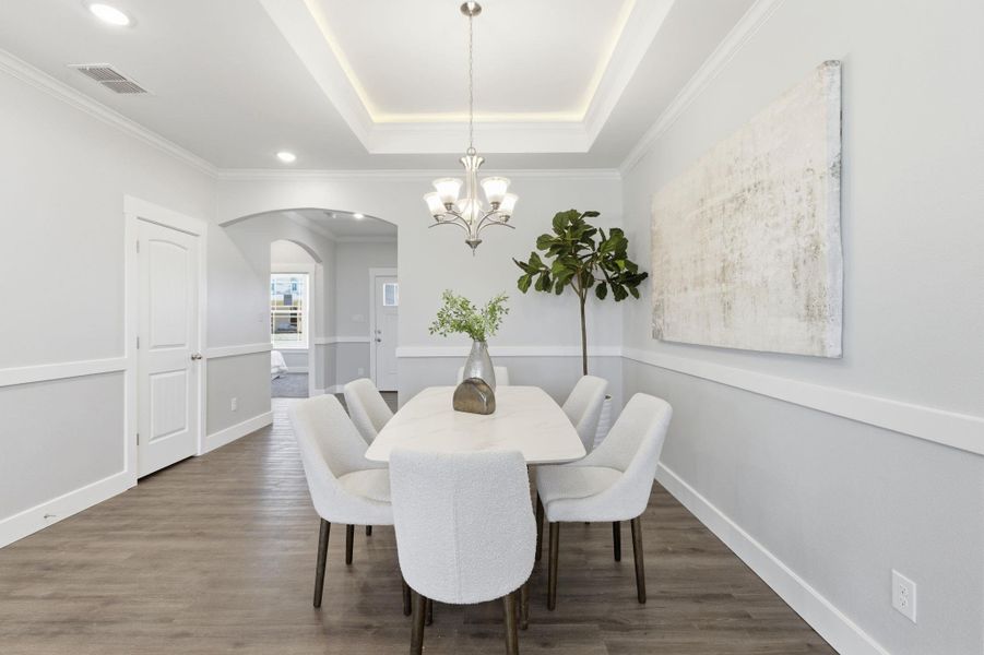 Furnished interior view inside a new home in Lonesome Dove, San Antonio (Image 33).