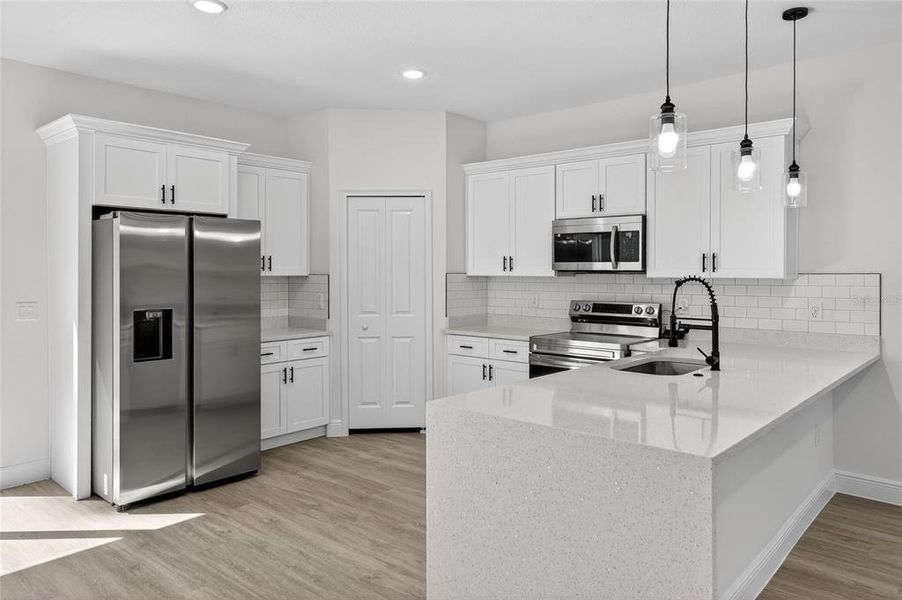 Furnished interior view inside a new home in , Citrus Springs (Image 3).