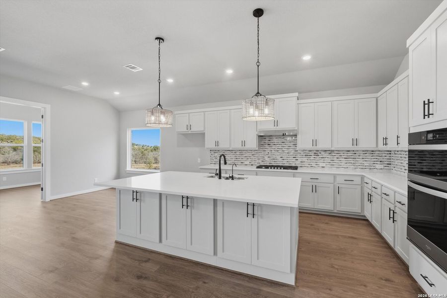 Furnished interior view inside a new home in Meyer Ranch, New Braunfels (Image 5). Furnished interior view inside a new home in Meyer Ranch, New Braunfels (Image 5).