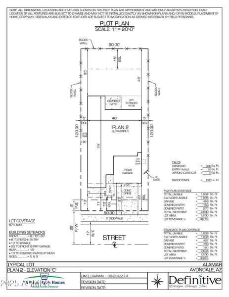 Plan 2 Elevation 'C'