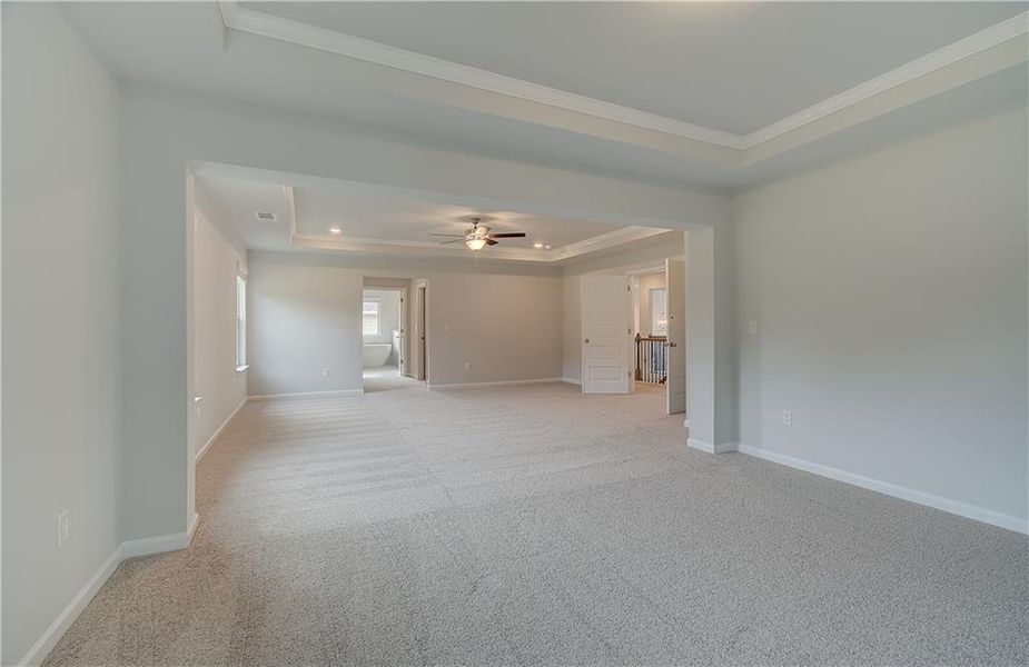 Spacious, unfurnished interior of a new home in Grandview at Millers Mill, Stockbridge (Image 30).
