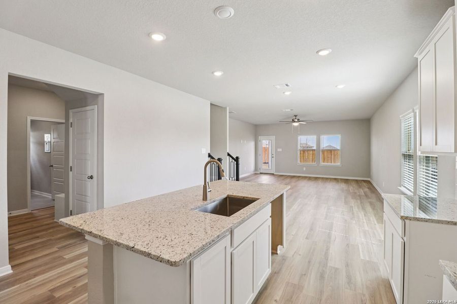 Furnished interior view inside a new home in Legendary Trails - Premier Series, Cibolo (Image 13).