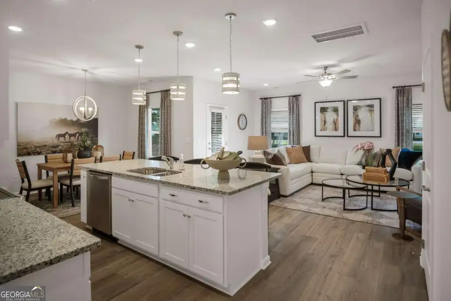 Furnished interior view inside a new home in Stonebridge North, Macon (Image 3).