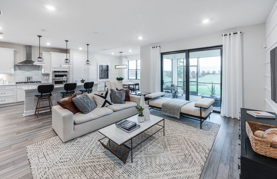 Spacious gathering room