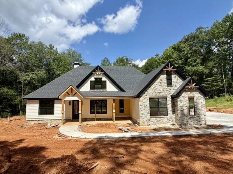 In-progress construction of a new home in Harmon Springs, Carrollton, GA (Image 3).