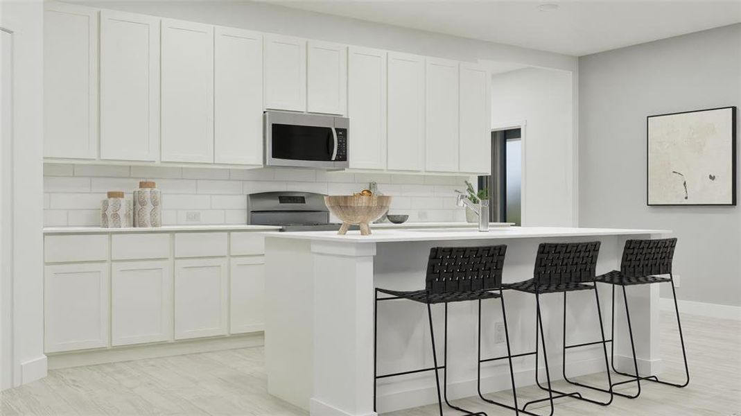 Furnished interior view inside a new home in , Pilot Point (Image 10).