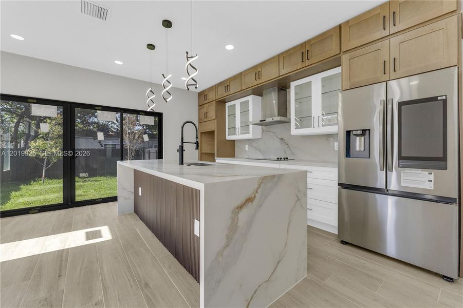 Furnished interior view inside a new home in , Miami (Image 13).