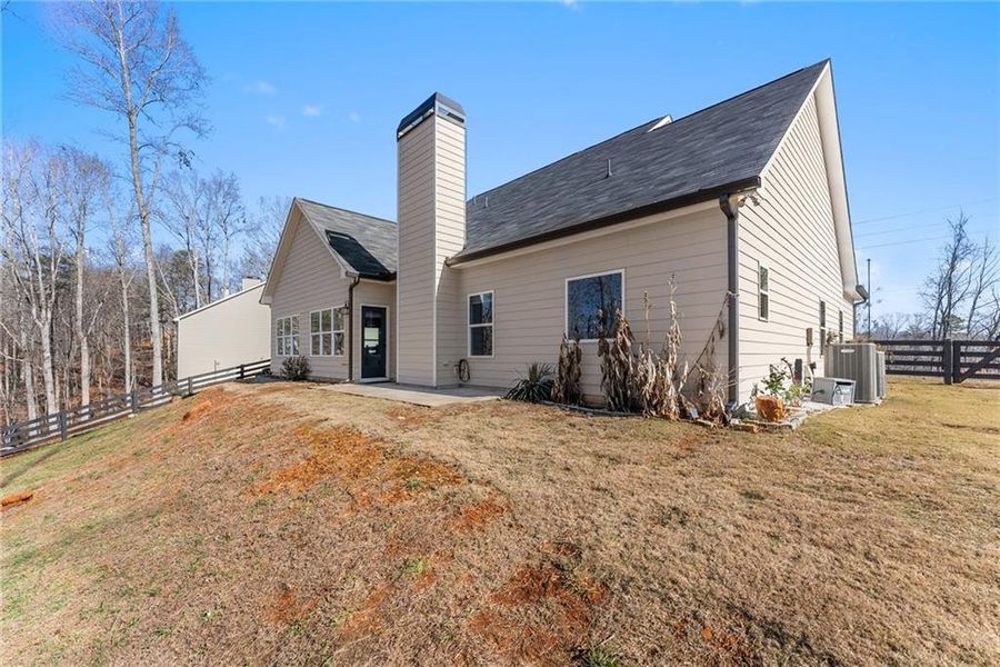 Exterior details and patio area of a home in , Dahlonega (Image 4). Exterior details and patio area of a home in , Dahlonega (Image 4).
