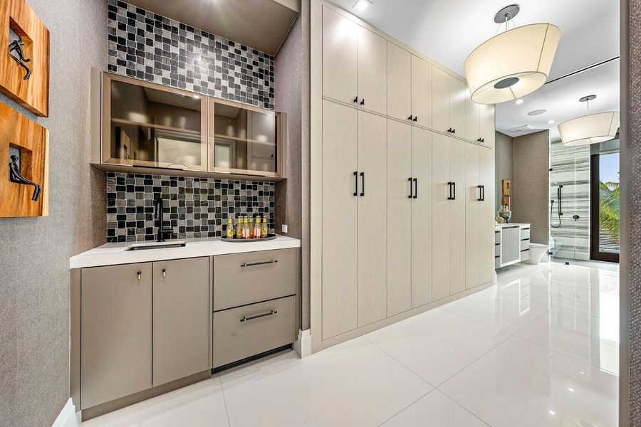 Furnished interior view inside a new home in , Boca Raton (Image 36).