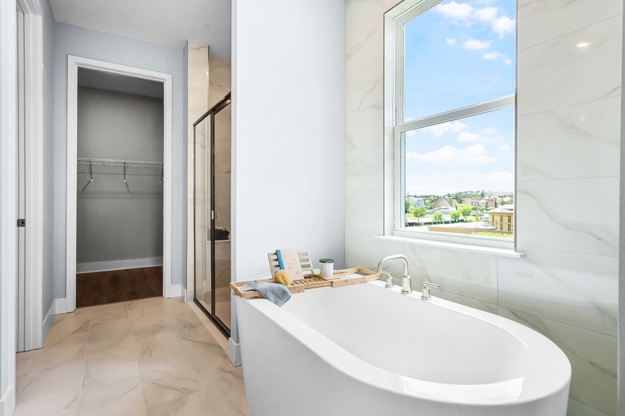 Soaking Tub in Primary Suite Bathroom