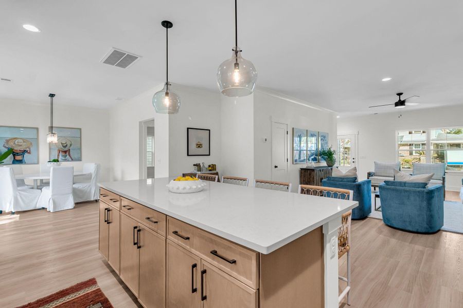 Furnished interior view inside a new home in , Charleston (Image 40).