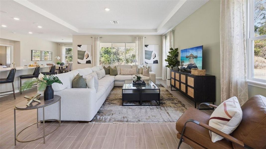 Furnished interior view inside a new home in Archers Mill, Ormond Beach (Image 20).