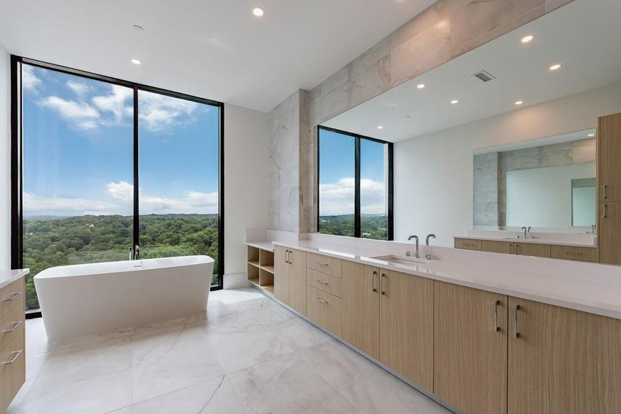 Furnished interior view inside a new home in The Dillon Buckhead, Atlanta (Image 29).