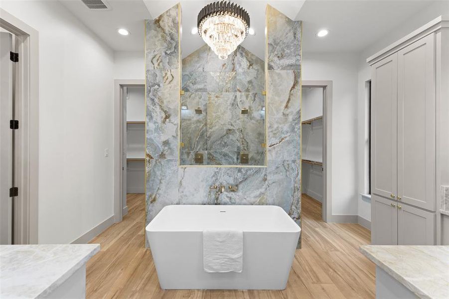 Furnished interior view inside a new home in , Malakoff (Image 9).