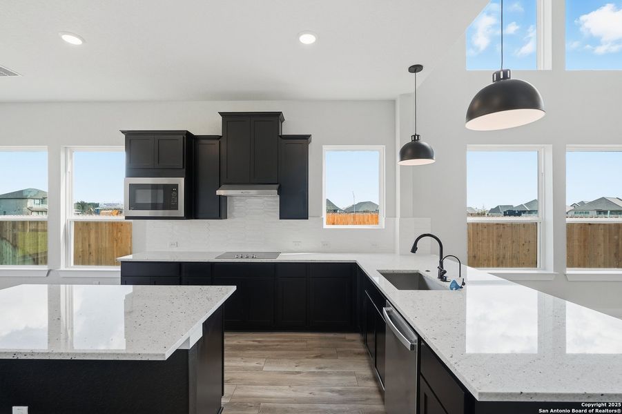 Furnished interior view inside a new home in Alsatian Oaks, Castroville (Image 12).