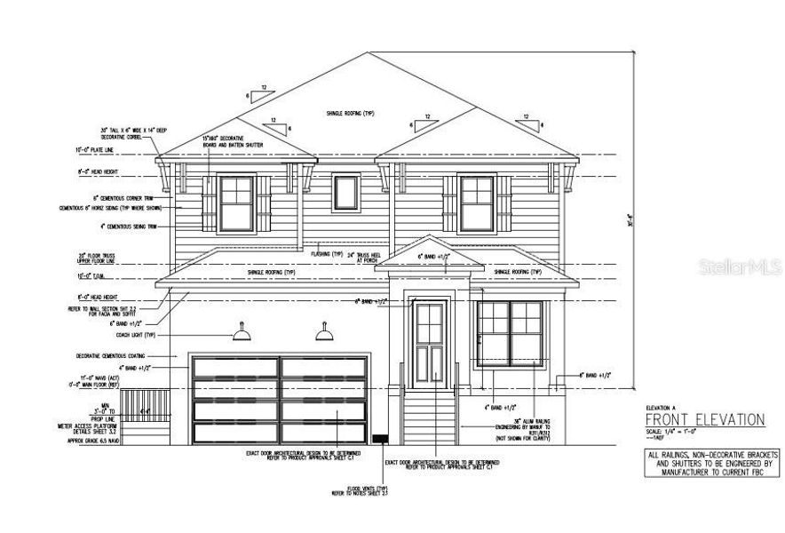 Front exterior of a new home in , Tampa, FL, highlighting curb appeal (Image 1).