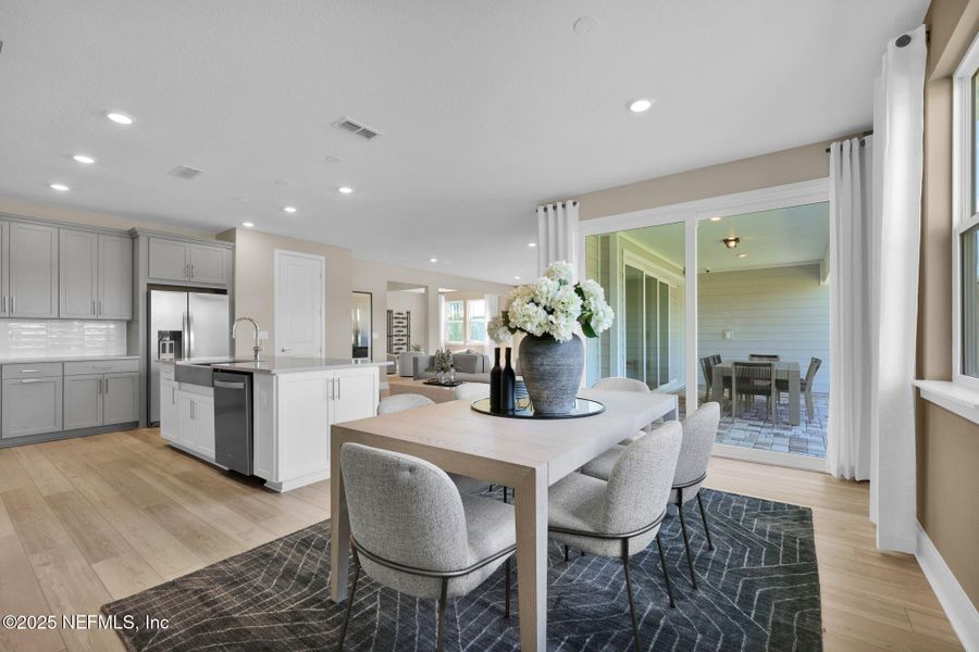 Furnished interior view inside a new home in Hyland Trail, Green Cove Springs (Image 20).