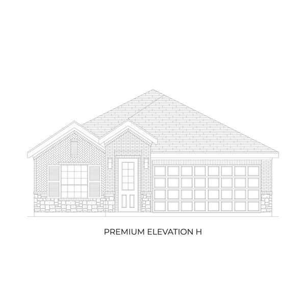 Representative rendering of the exterior for the Kennedy Select F by First Texas Homes (Image 25). Representative rendering of the exterior for the Kennedy Select F by First Texas Homes (Image 25).