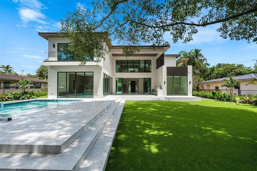 Exterior details and patio area of a home in , Miami Shores (Image 50). Exterior details and patio area of a home in , Miami Shores (Image 50).