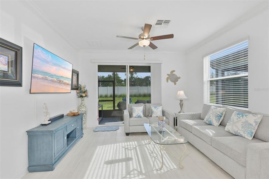 Furnished interior view inside a new home in Prosperity Lakes Active Adult, Parrish (Image 6).