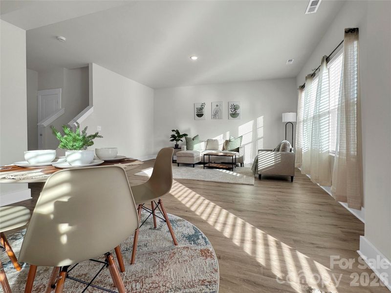 Furnished interior view inside a new home in , Mooresville (Image 14).