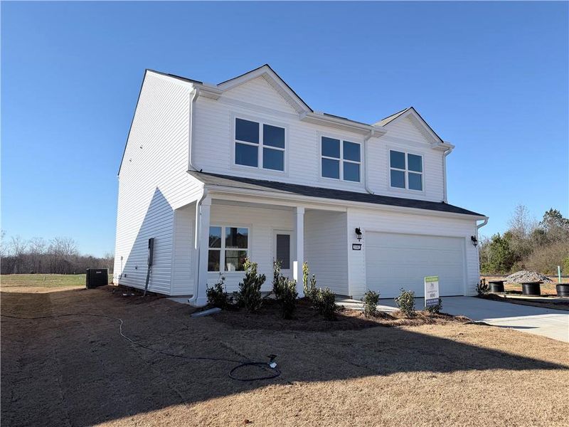 Front exterior of a new home in , Rockmart, GA, highlighting curb appeal (Image 15).