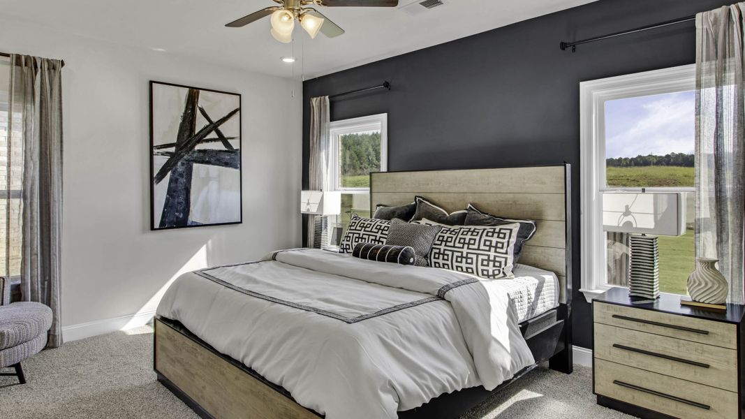Furnished interior view inside a new home in Hedge Rose, Somerville (Image 13). Furnished interior view inside a new home in Hedge Rose, Somerville (Image 13).
