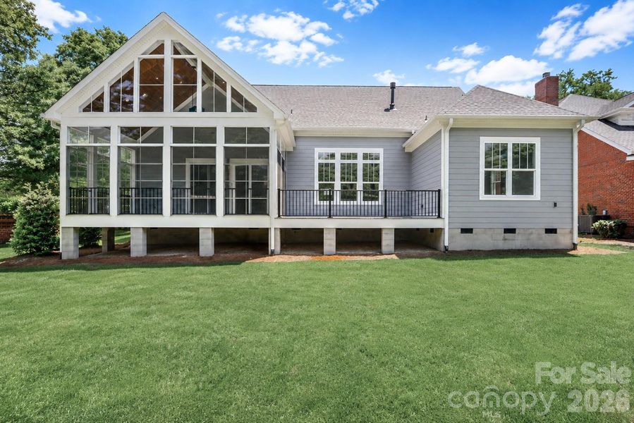Exterior details and patio area of a home in , Statesville (Image 18).