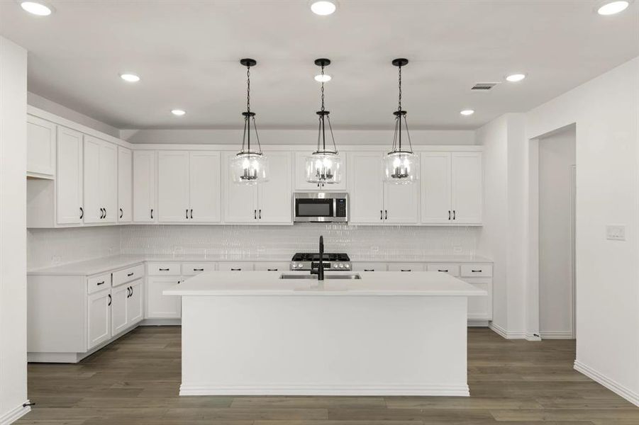 Furnished interior view inside a new home in Devonshire 40s, Forney (Image 10).
