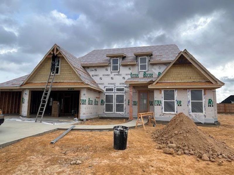 In-progress construction of a new home in , Lumberton, TX (Image 1). In-progress construction of a new home in , Lumberton, TX (Image 1).