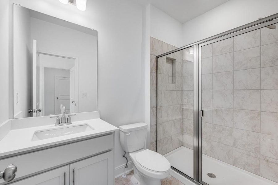 Furnished interior view inside a new home in Bailey Fence, Dacula (Image 12).