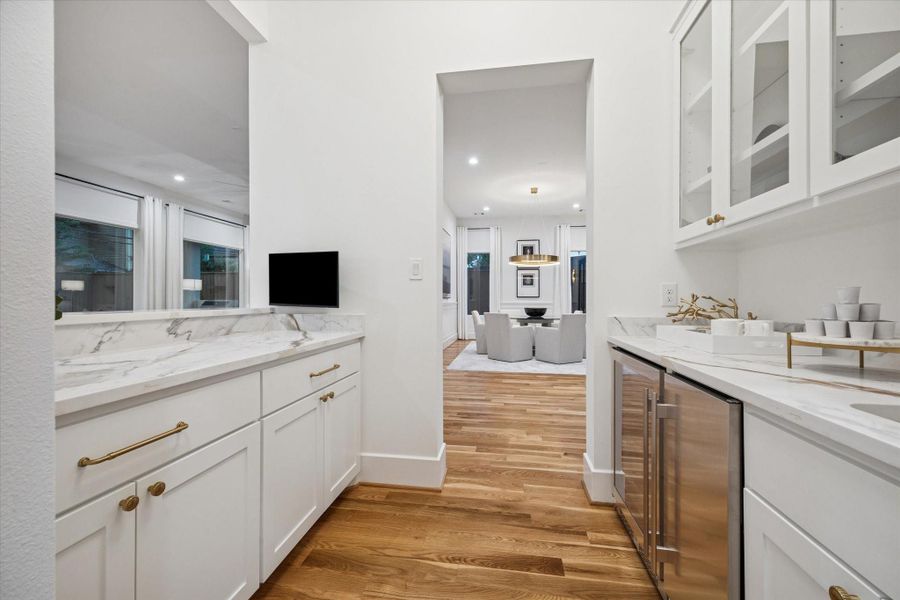Furnished interior view inside a new home in , Houston (Image 10).