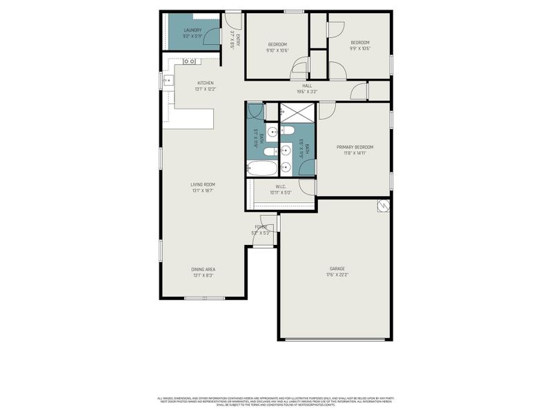 2D floor plan layout of this home in , La Marque, TX (Image 5).