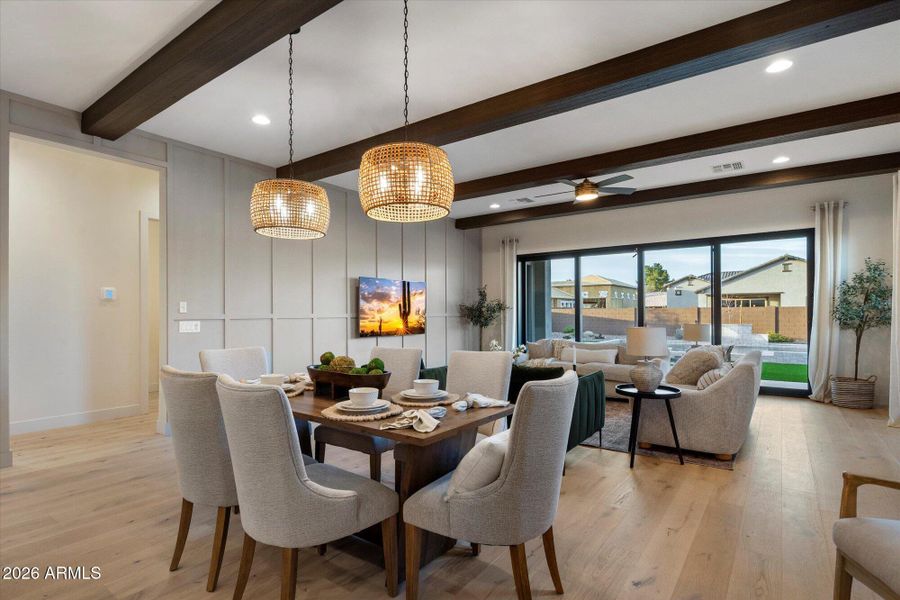 Dining Area To Great Room