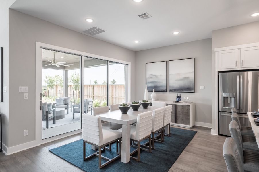 Representative furnished interior of a home built from the Barnhart by Tri Pointe Homes in Dunham Pointe, Cypress (Image 14).