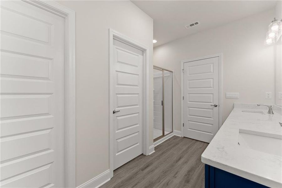 Furnished interior view inside a new home in Habersham Meadows, Demorest (Image 13).